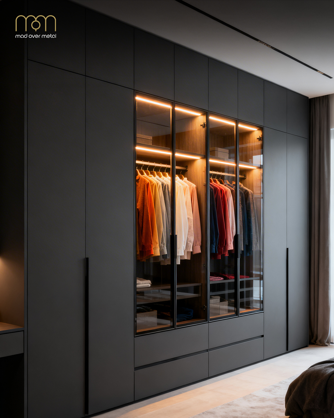 stainless‑steel wardrobes